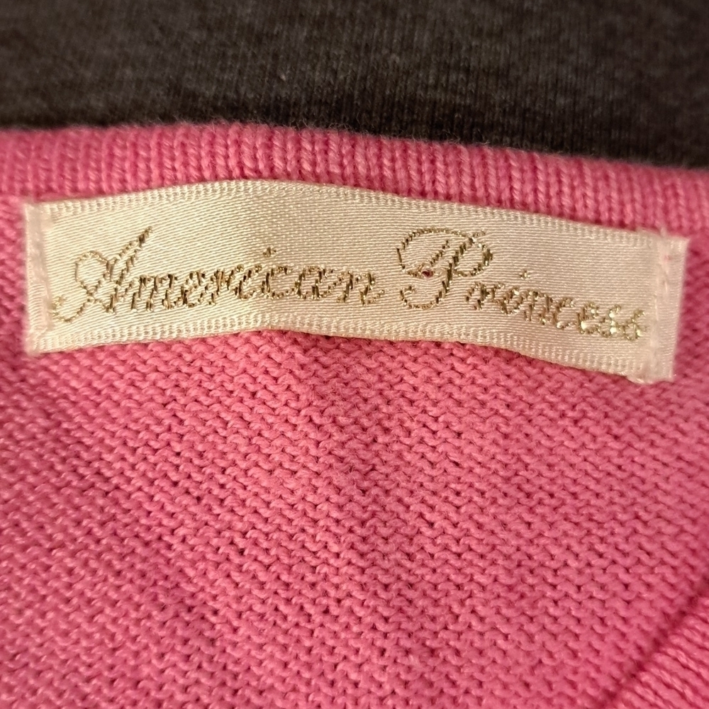 American Princess size 4T sweater embroidered bouquet New - Picture 3 of 5